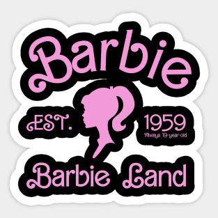 Barbie EST. 59 Sticker